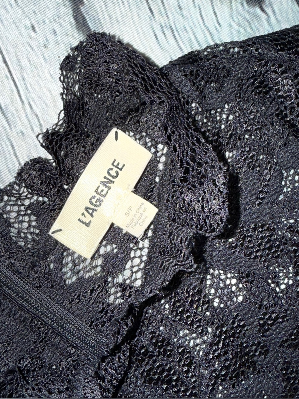L’Agence Ruffle Lace Top - Picture 7 of 7